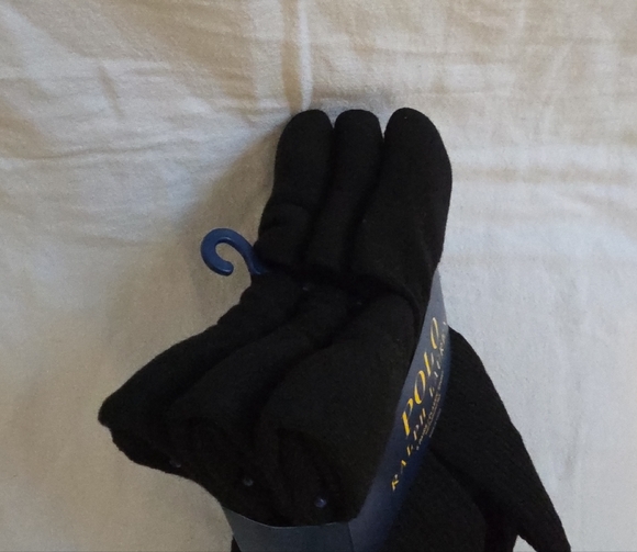 Polo by Ralph Lauren Classic Black Socks - Picture 3 of 3